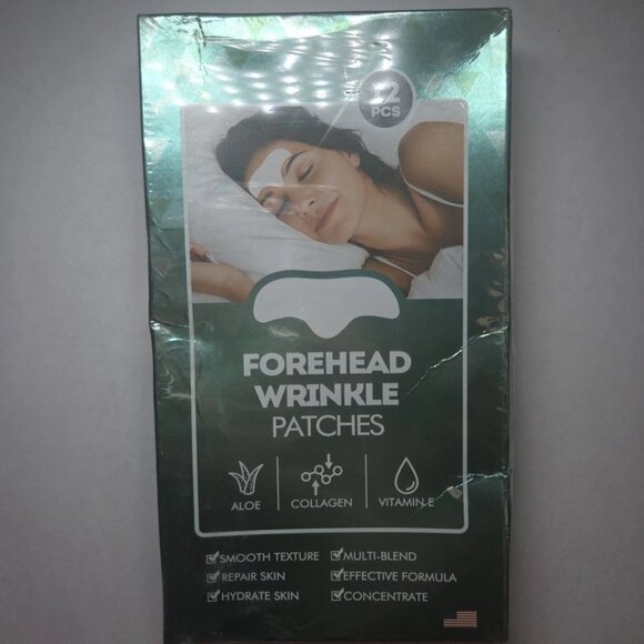 4 x 10 Forehead Wrinkle Patches with Aloe + Collagen & Vitamin E 48ct - Picture 2 of 4